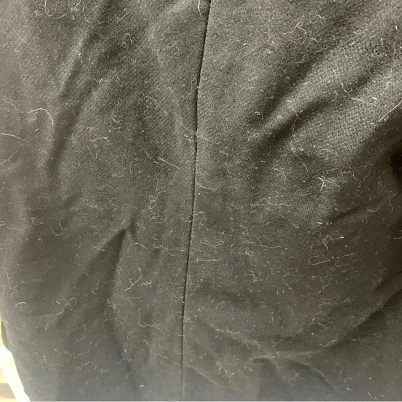 Ted Baker Black Virgin Wool Drape Wrap Coat - Picture 6 of 14